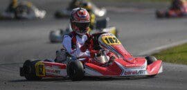 Matheus Morgatto é destaque na etapa final do Europeu de Kart com liderança nos treinos e 8º lugar