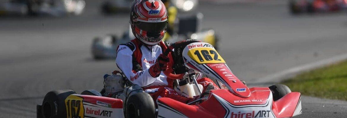 Matheus Morgatto é destaque na etapa final do Europeu de Kart com liderança nos treinos e 8º lugar