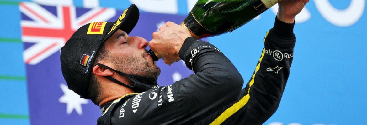 Ricciardo esqueceu de sua ‘tradição’ no pódio