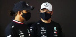 Diferença entre Hamilton e Bottas causa espanto, diz Brundle