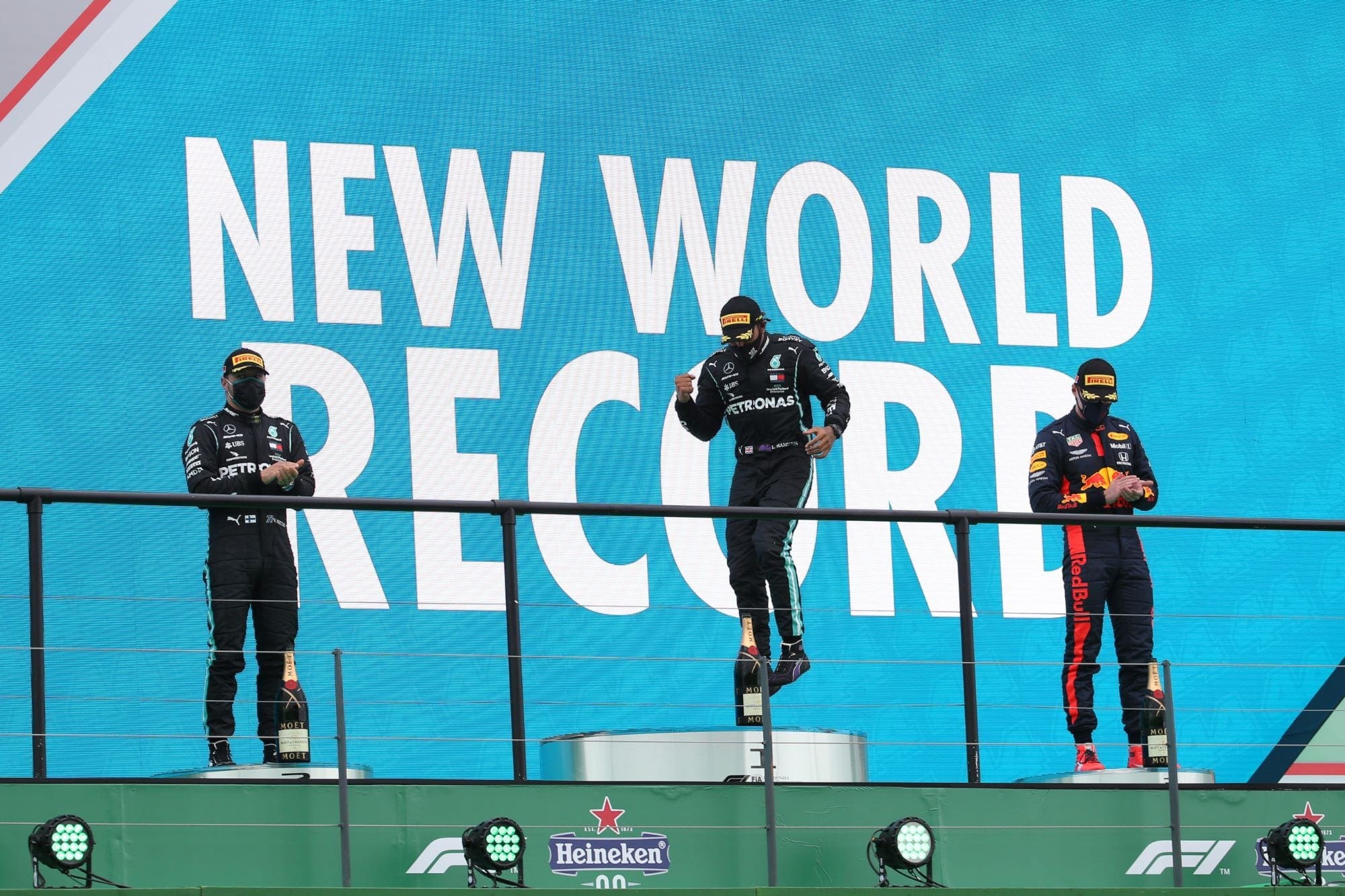 Galeria: confira as imagens do GP de Portugal de F1 Pódio - GP de Portugal F1 2020