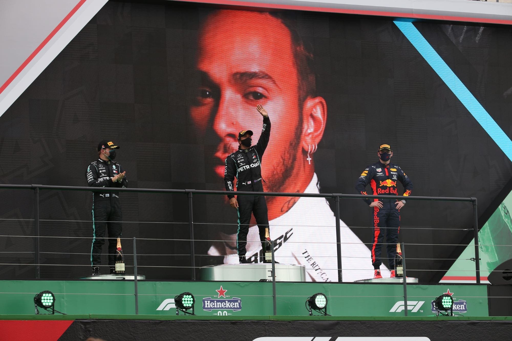 Galeria: confira as imagens do GP de Portugal de F1 Pódio - GP de Portugal F1 2020