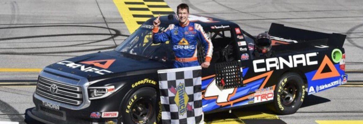 Lessard ganha após acidente na última volta na NASCAR Truck Series