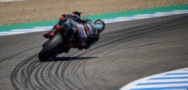 Apesar da queda, Quartararo lidera os treinos em Aragón na MotoGP