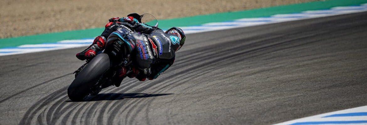 Apesar da queda, Quartararo lidera os treinos em Aragón na MotoGP