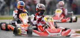 Pilotos se preparam para o GP de Portugal no Campeonato Mundial de Kart