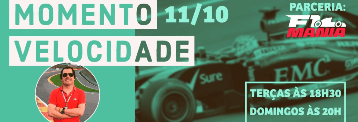 Assista ao Momento Velocidade deste domingo (11/10/2020)