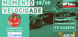 Assista ao Momento Velocidade deste domingo (18/10/2020)