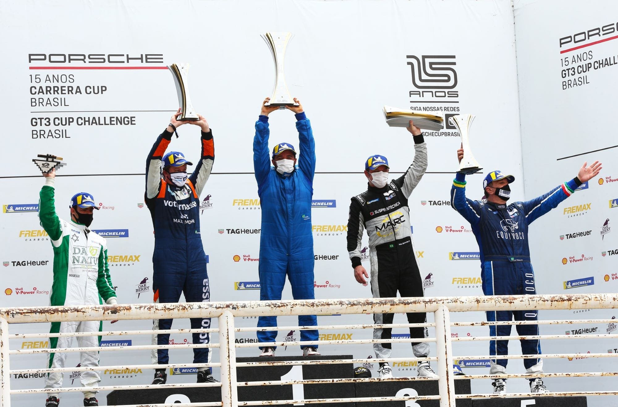 Pódio GT3 Cup corrida 2