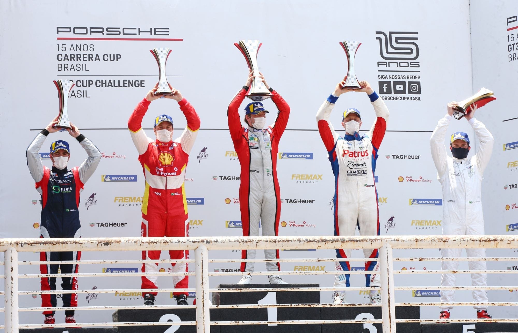 Pódio Carrera Cup