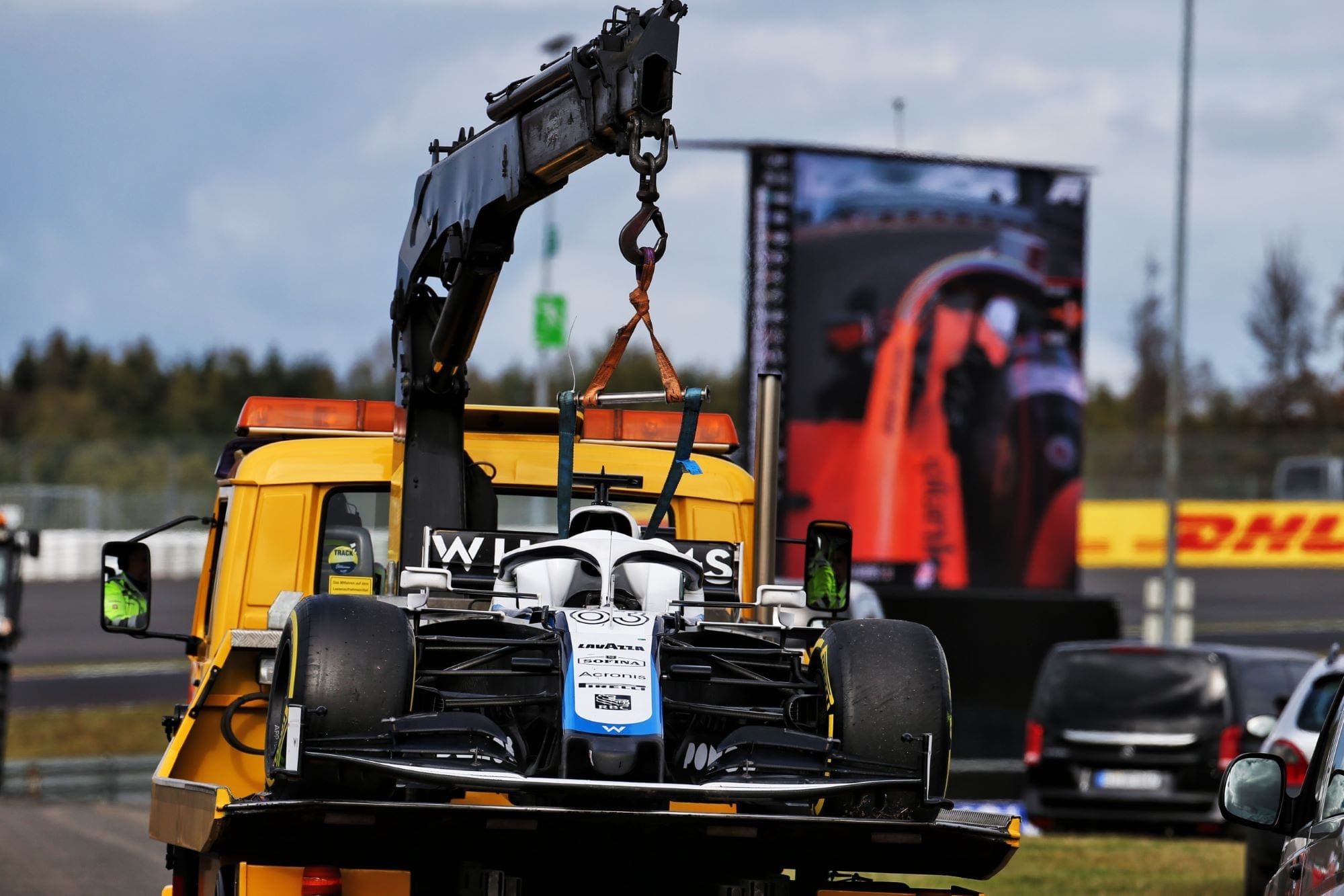 Galeria: confira as imagens do Grande Prêmio de Eifel de F1 George Russell (Williams) GP de Eifel F1 2020 Nurburgring