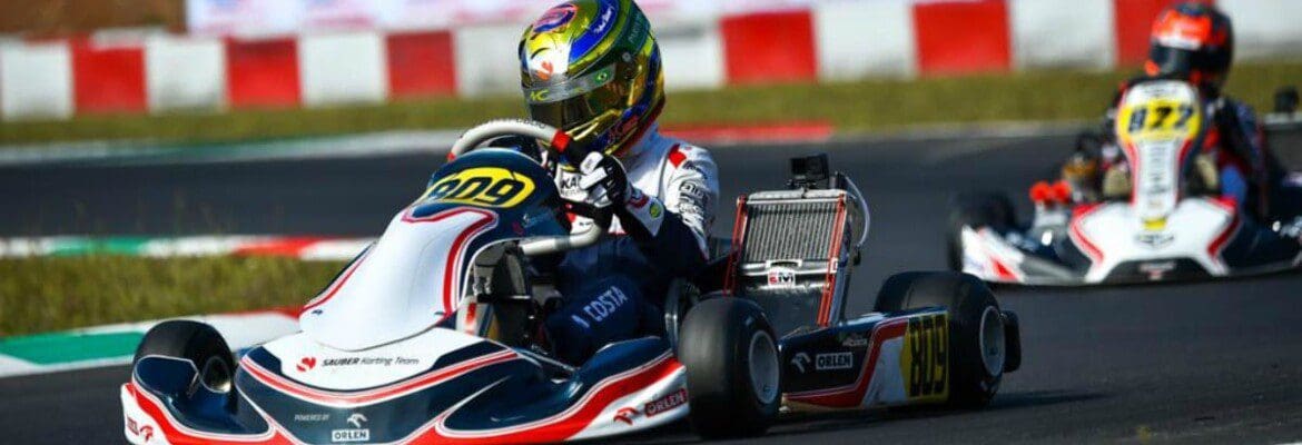 Kart: Miguel Costa é destaque no Mundial ROK em estreia na categoria Júnior