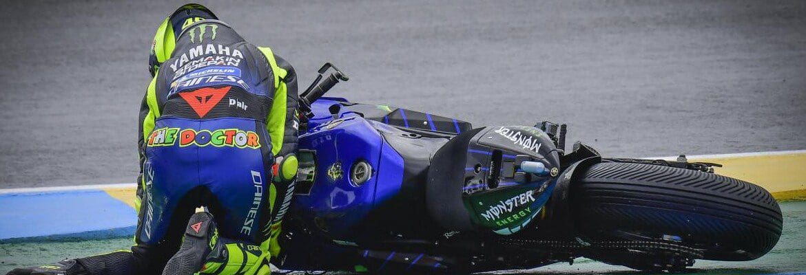 Rossi lamenta queda na primeira volta e “momento difícil” após abandonos