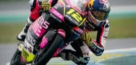 Filip Salac lidera sexta-feira chuvosa da Moto3 na França
