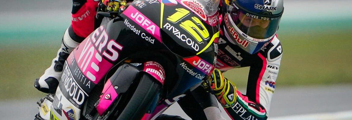 Filip Salac lidera sexta-feira chuvosa da Moto3 na França