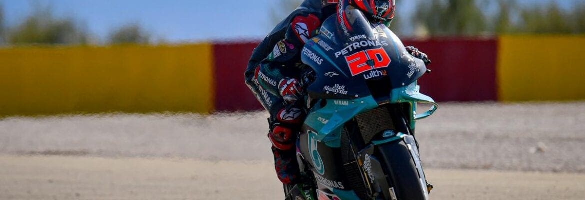 Quartararo culpa pressão de pneu por prova desastrosa em Aragão