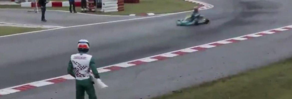 Luca Corberi é banido do automobilismo por 15 anos após suas ações nas finais do Mundial de Kart