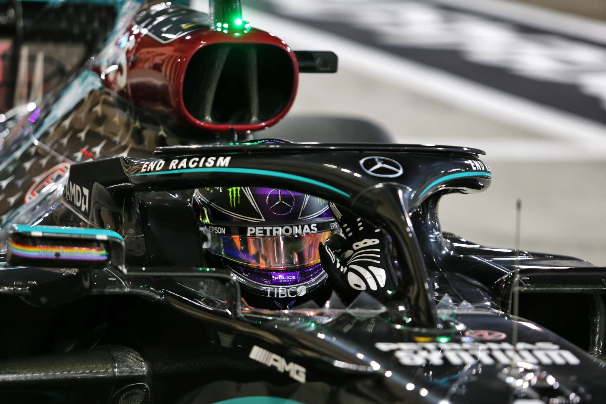 Galeria: confira as imagens da qualificação para o GP do Bahrein 2020 de F1 Lewis Hamilton (Mercedes) GP do Bahrein F1 2020