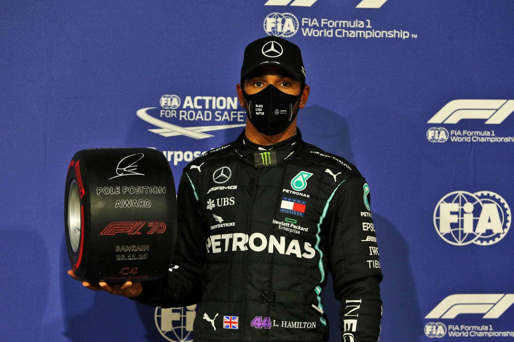 Galeria: confira as imagens da qualificação para o GP do Bahrein 2020 de F1 Lewis Hamilton (Mercedes) GP do Bahrein F1 2020