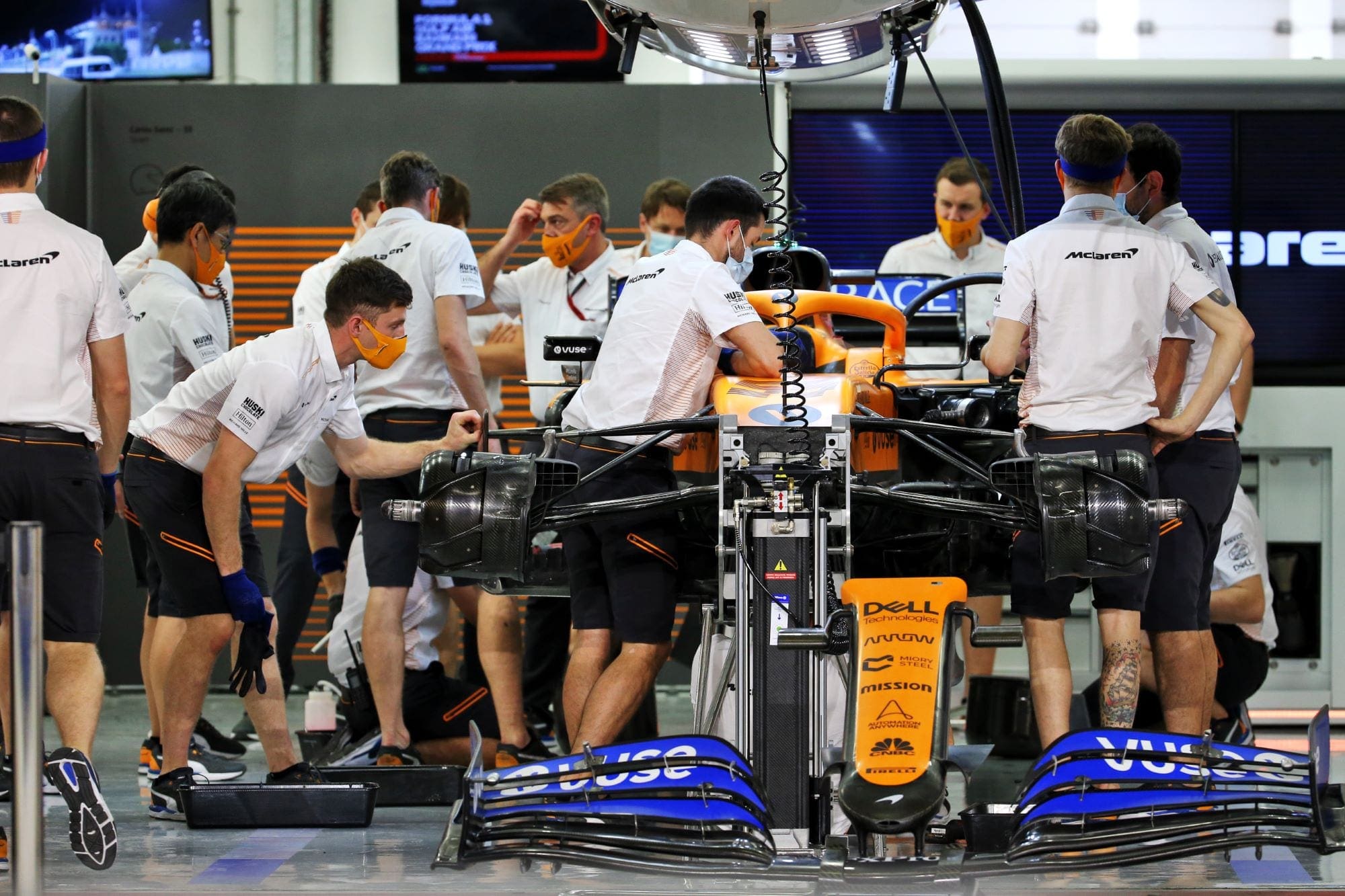 Galeria: confira as imagens da qualificação para o GP do Bahrein 2020 de F1 Carlos Sainz (McLaren) GP do Bahrein F1 2020