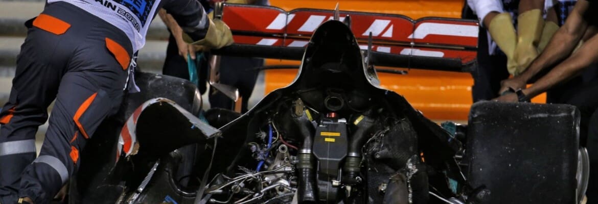 Haas confirma modificações no carro após grave acidente de Grosjean