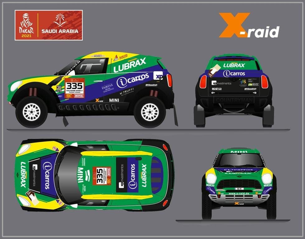 Guiga Spinelli e Youssef Haddad disputam Rally Dakar 2021 com a equipe X-raid