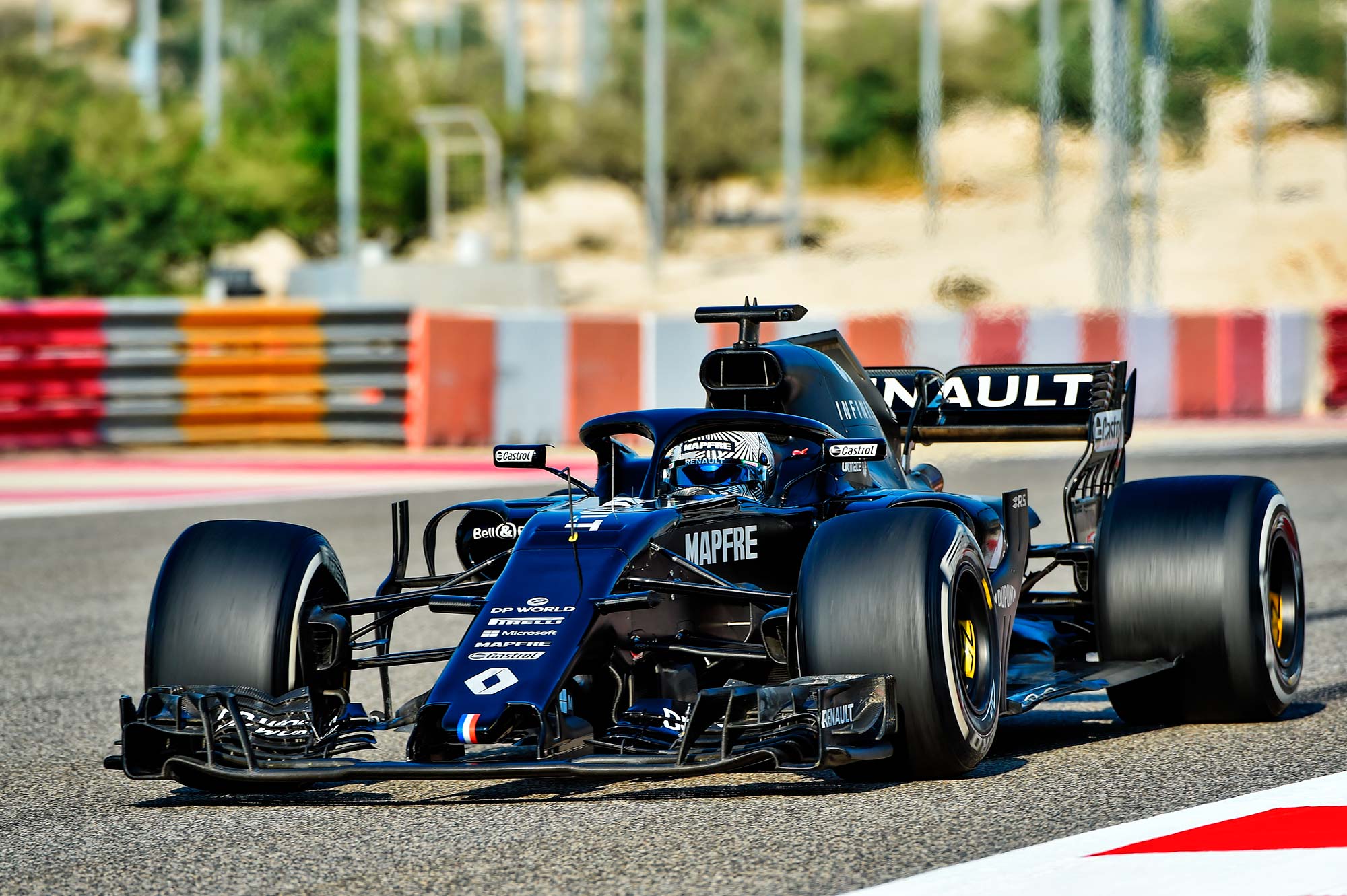 Galeria: confiras as imagens do teste de Alonso com a Renault no Bahrein Fernando Alonso (Renault) Testes Bahrein 2020 - Dia 1
