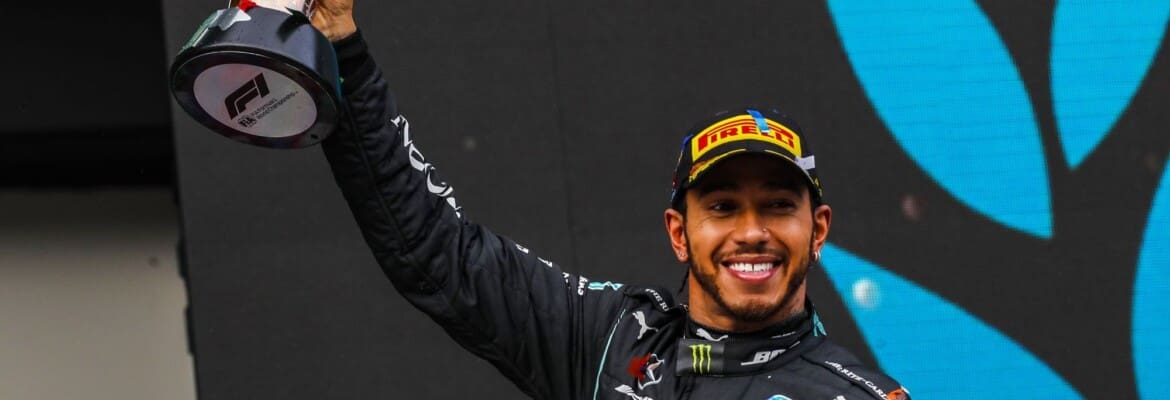 Lewis Hamilton (Mercedes) GP da Turquia F1 2020 - Pódio