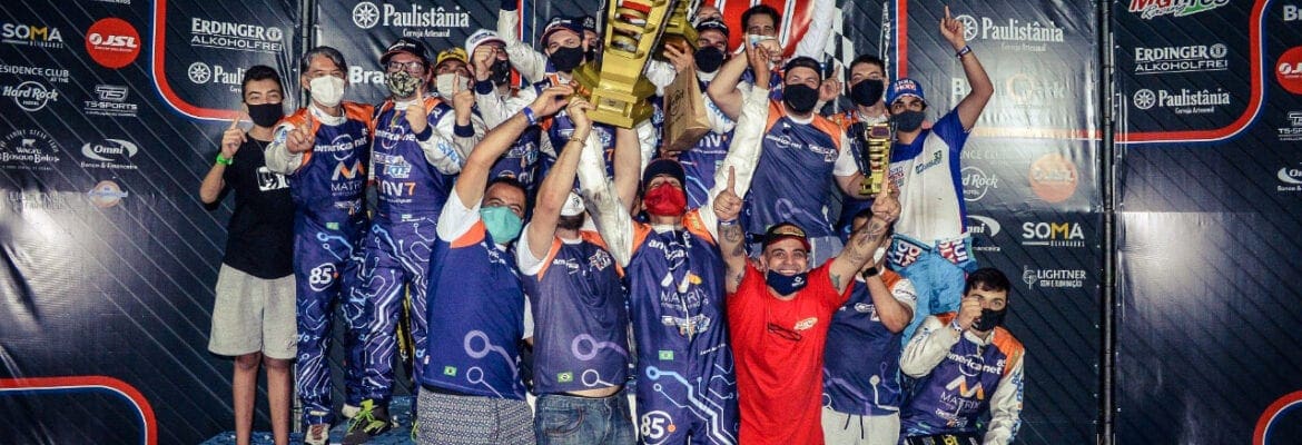 Americanet Car Racing KTF conquista tricampeonato das 500 Milhas de Kart com trinca no pódio