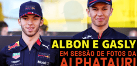 Albon e Gasly juntos na AlphaTauri? Veja o vídeo