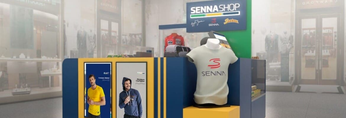 São Paulo ganha loja Senna Shop com exposição de itens originais de