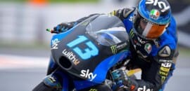 Com pista secando, Vietti lidera sexta-feira da Moto3 em Valência