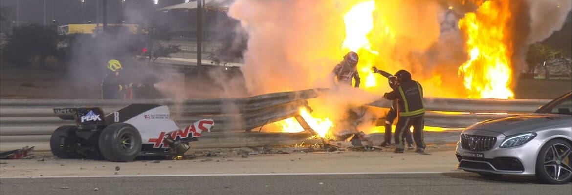Grosjean descreve seu acidente