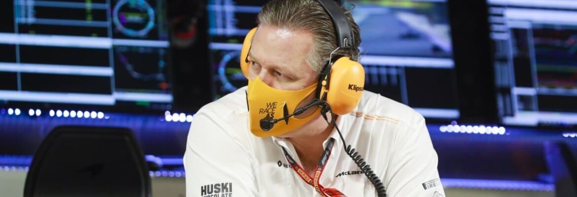 Para Zak Brown, McLaren não disputará título da F1 até 2024