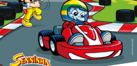 Localiza e Senninha esquentam motores para o verão e personagem será parceiro de viagem das crianças