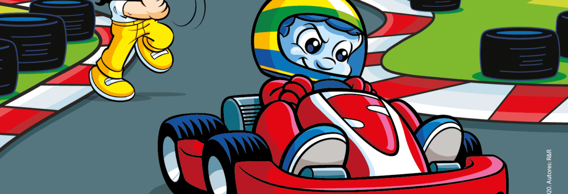 Localiza e Senninha esquentam motores para o verão e personagem será parceiro de viagem das crianças