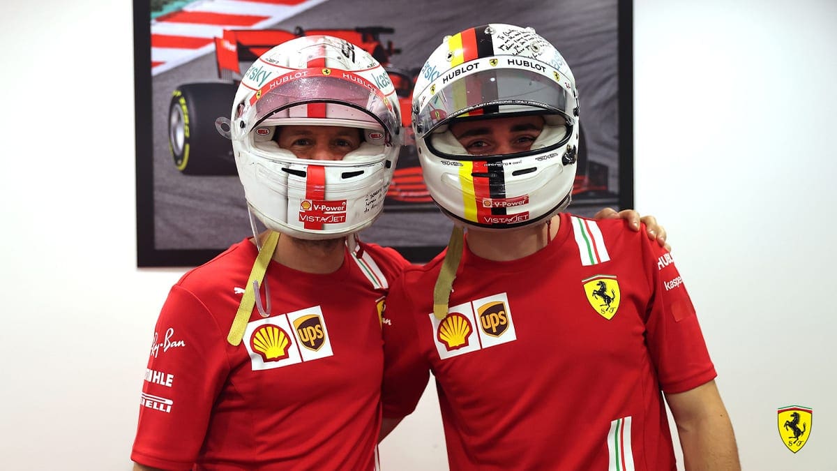 Vettel e Leclerc - GP Abu Dhabi - F1 2020