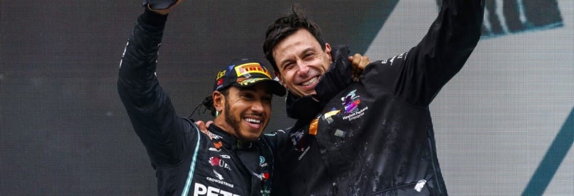 Lewis Hamilton e Toto Wolff - F1