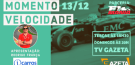 Assista ao Momento Velocidade deste domingo (13/12/2020)