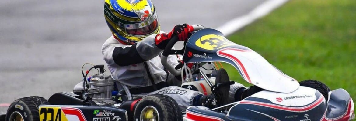 Miguel Costa encerra temporada de 2020 e foca em treinos para primeiro teste oficial na OK Júnior