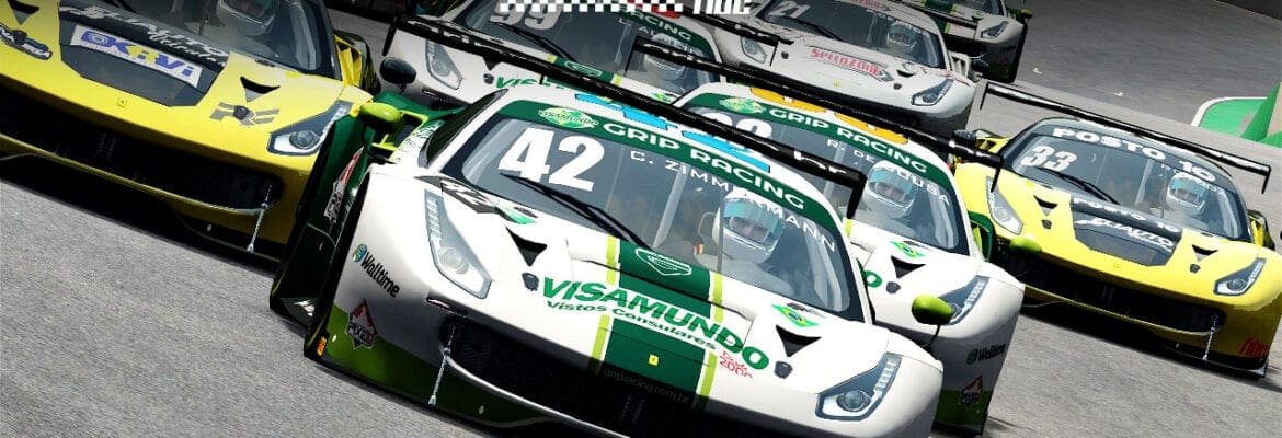 Ferrari Challenge: Charles Zimmermann (Grip) vence em Interlagos, vira o jogo e fatura o título