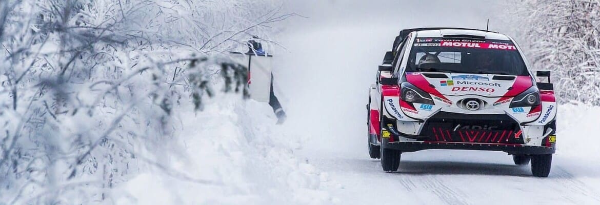 Pilotos do WRC se preparam para a etapa do Rally do Ártico na Finlândia