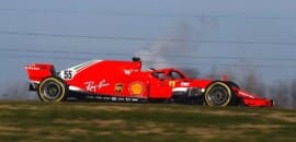 Galeria: confira as imagens da estreia de Carlos Sainz com um F1 da Ferrari