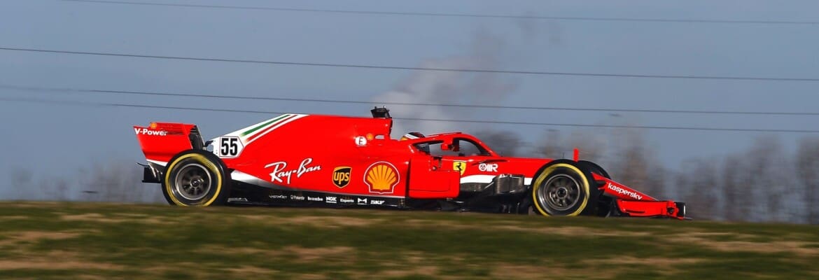 Galeria: confira as imagens da estreia de Carlos Sainz com um F1 da Ferrari