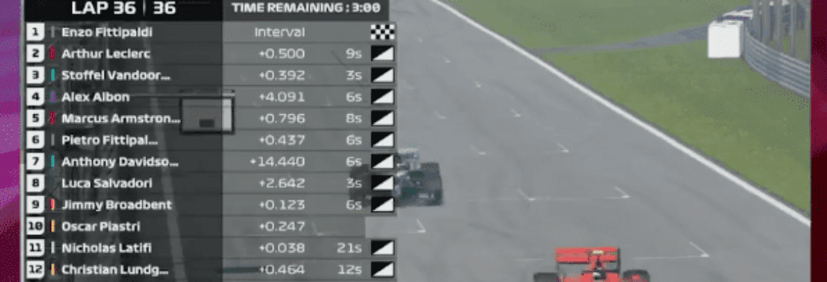 Vitória brasileira na F1: Enzo Fittipaldi vence GP da Áustria Virtual com a Haas