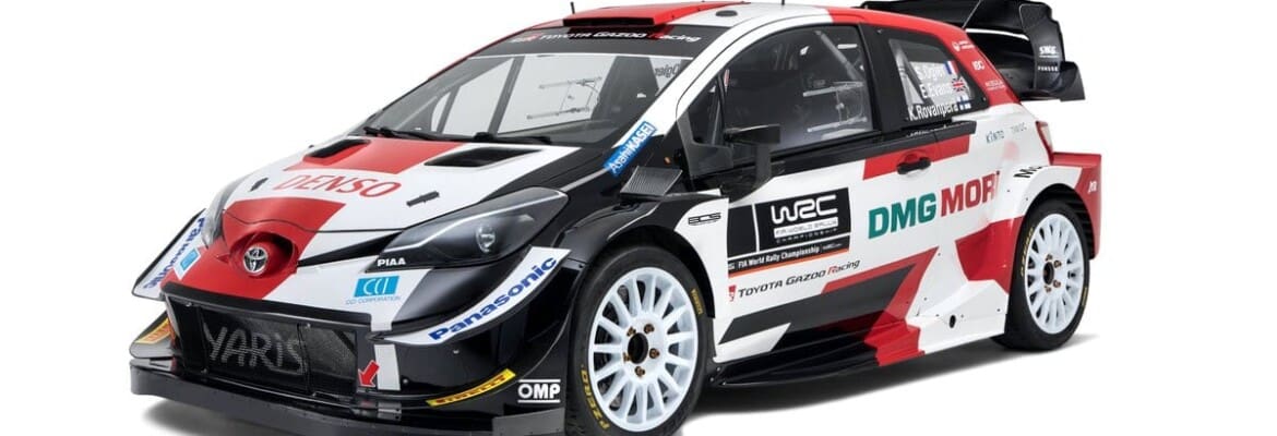 Toyota revela o novo visual do seu carro na WRC em 2021