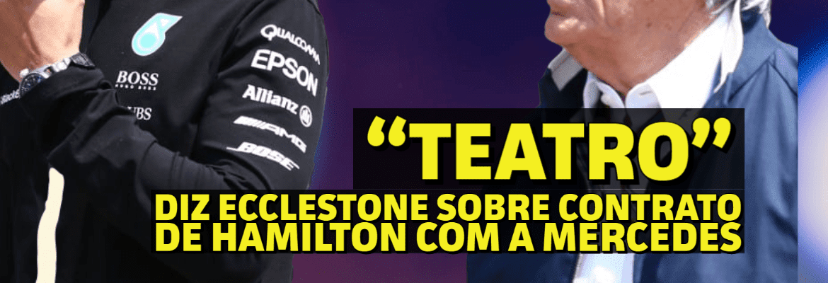 Em Dia: “Teatro”, diz Ecclestone sobre demora na assinatura de Hamilton com a Mercedes