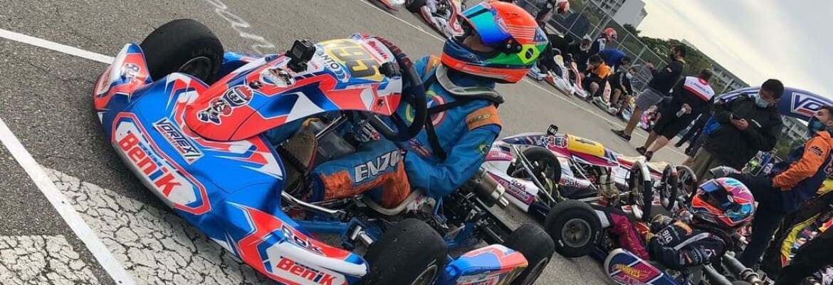 Kart: Enzo Vidmontiene conquista dois pódios na Flórida e termina todas as corridas dentro do top-5