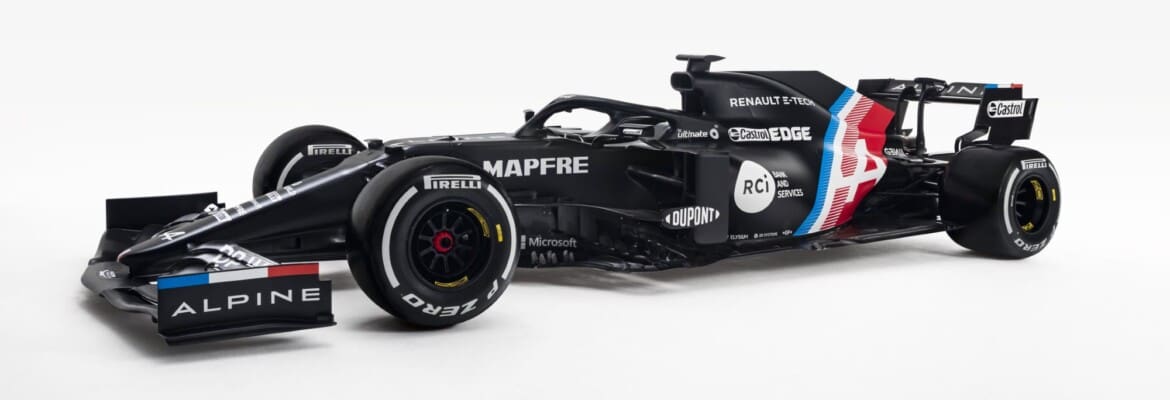 Alpine F1 Team apresenta pintura provisória para 2021
