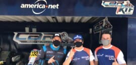 Gerson Campos e Rodrigo França correm pela Car Racing KTF na Copa SP de Kart